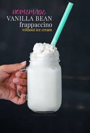 Homemade Vanilla Bean Frappuccino Everyday Megan In 2020 Starbucks Drinks Recipes Vanilla Bean Frappuccino Recipe Vanilla Frappe Recipes