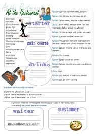 At The Restaurant English Lessons Learn English Reading Comprehension Lessons