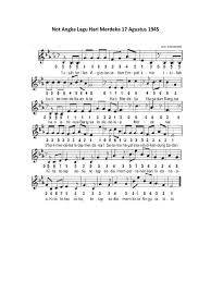 Not angka hari merdeka pianika 17 agustus tahun 45 junfarabi not angka hari merdeka / 17 agustus tahun 45. Not Angka Lagu 17 Agustus Tahun 1945 Kami