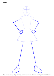 Learn How To Draw Supergirl From Dc Super Hero Girls Dc Super Hero Girls Step By Step Drawing Tutorials Dc Super Hero Girls Hero Girl Supergirl