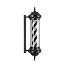 Black And White Barber Pole Meaning Common Wealth 42 Black White Classic Barber Pole In 2020 Barber Shop Pole Barber Black White
