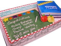 10 and 6 white cake with cotton candy buttercream. 9 Teacher Farewell Cakes Ideas Farewell Cake Retirement Cakes Teacher Cakes