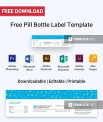 Instantly download free prescription bottle label template, sample & example in microsoft word (doc), adobe prescription bottle label template elegant pill best and prescription label template simplex pill bottle labels free printable prescription pads. Pill Bottle Label Template Free Jpg Illustrator Indesign Word Apple Pages Psd Publisher Template Net Bottle Label Template Label Templates Bottle Labels Printable Templates