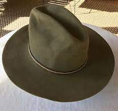 Ad Ebay Vintage Stetson Mallory Hat 7 1 4 Very Good Condition Felt Cowboy Hats Western Cowboy Hats Black Cowboy Hat