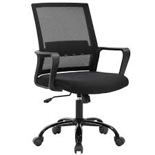 Ergonomic office chairs in various designs, all offering different features. Boyel Living Black Mesh Office Chair Computer Desk Task Chair Adjustable Armrest Ergonomic Design For Back Lumbar Support Chair Oc Mc735 Black The Home Depot