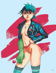If we're posting NSFW, let's at least appreciate some art in the meantime  (Valeria Ko from The Gorillaz Art Book - Part 14) : rgorillaz