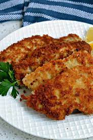 Pork schnitzel recipes are similar to breaded porkchops, because schnitzel are just thin chops. Pork Schnitzel Crispy Fried Boneless Pork Chops
