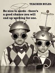 Funny Teacher Vintage Back To School Card Be Nice To Nerds Sarcastic Just Because Friendship Card 814 224 Retro Futurism Vintage Retro Futuristic