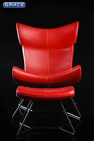 Opt for a brown chair and ottoman, and a. 1 6 Scale Red Designer Chair With Ottoman