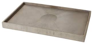 4 wheels with brackets from hardware store. Driftwood Ottoman Tray Gray Contemporary Serving Trays By Global Views And Studio A Houzz