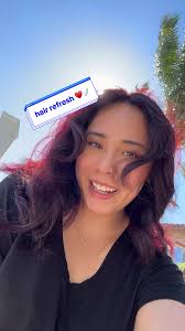 color refresh ♥️+ wind was a paid actor 🪽 color: loreal feria, “red  velvet” (R48) 🍷 #fyp #foryou #foryoupage #hairtok #hair #diy #hairdye  #loreal #beautytok #redhair #lorealhairdye