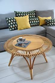 Cool And Small Cane Coffee Table Perfect For Your Weekend Home For More Info Write Us At I Rattan Furniture Living Room Vintage Rattan Furniture Coffee Table