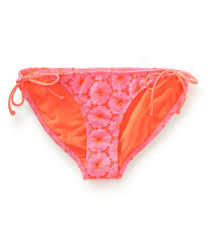 Aeropostale Womens Neon Pop Crochet Bikini Swim Bottom