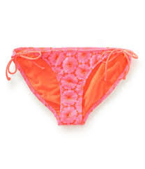 aeropostale womens neon pop crochet bikini swim bottom