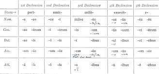 Declension Review Latin For Rabbits