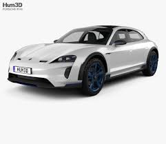 3d Model Of Porsche Mission E Cross Turismo 2018 Porsche Mission Mission E Porsche