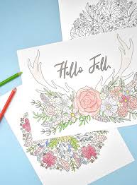 There are 9 colour combinations with spring leaves colors. Free Fall Coloring Pages Dream A Little Bigger