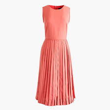 Size chart size 00 0 2 4 6 8 10 12 16. J Crew Pleated A Line Dress In Super 120s Wool 228 J Crew Lookastic