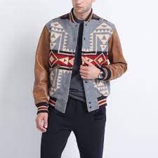 Mens Pendleton Varsity Mens Leather Jackets Leather Jacket Men Pendleton Leather Men