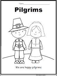 Pilgrim Coloring Page For Kindergarten Madebyteachers Pilgrims And Indians Pilgrim Activities Pilgrim Crafts