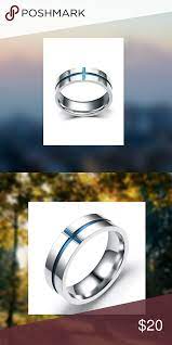 Sz8 And Sz 10 Stainless Steel Cross Ring Cross Ring Titanium Bands Rings