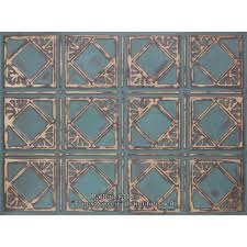Clean off remaining debris and dust from the wall and counter. 119b 18 X 24 Backsplash Tin Metal Tile Classic Mini Diamond