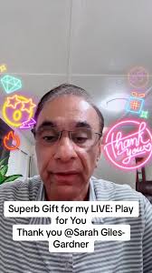 Sarah Giles-Gardner, thank you for this wonderful Gift sent in my LIVE!  I'll cherish this moment forever.@Sarah Giles-Gardner #livegift #playforyou