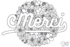 coloriage merci diy printables home decor decals art 7 de coin