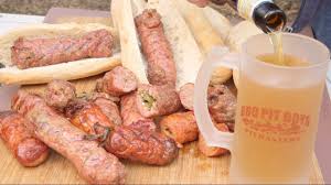 Grilled Stuffed Sausages By The Bbq Pit Boys Sausage Recipes Bbq Pit
