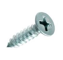 Kanebridge #10-9 x 3/4" Phillips Flat Head Wood Screws, Type 17, Fully  Threaded, Zinc