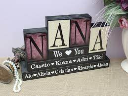 Give new nanas that special gift to commemorate such a joyous occasion. Truly An Unique Christmas Gift For Nana Personalized Blocks With Your Choice Of Paper Background Colours T Nana Christmas Gifts Nana Gifts Diy Christmas Gifts