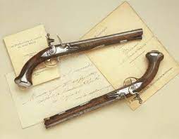 The dutch merchant milo van der graaff rewarded edward with these pistols after he completed all of milo's naval contracts in the west indies. The Most Expensive Historic Guns Sold At Auction Fort Knox