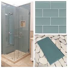 There are also ceramics that look like glass which can be an alternative for real glass. 3x6 Sea Blue Crystal Glass Subway Tile For Kitchen Bathroom Shower Spa Wall Wall Tiles Ideas Of Wal Blue Shower Tile Glass Subway Tile Glass Tile Bathroom