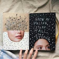 Ashley Aka Bestdressed On Instagram Ok I Think I Have A Thing For People S Faces Broken Up L Sketchbook Art Journal Art Journal Inspiration Drawing Journal