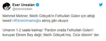 Ve ne yazık ki haklı çıktı defne joy foster! Defne Joy Foster Fethullah Gulen Tweet
