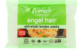 These noodles made from 97% water and 3% plant fiber are naturally low in calories. Miracle Noodle Angel Hair Shirataki Konjac Pasta Zero Calories 200 G Lazada