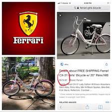 Yeah, you're right, i just guess i thought one could expect more from the italians, but no, nobody is above this anymore. Ferrari Other Ferrari Girls Bicycle Cx3 2rims Poshmark