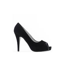 Collection de femmes grandes pointures. Escarpins Femme Grande Taille S Velours Talon De 13cm Bout Ouvert Couleur Pointure 43 Noir Cdiscount