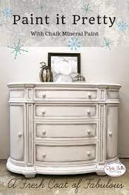 Fluff Chalk Mineral Paint White Painted Furniture Chalk Furniture White Chalk Paint Furniture
