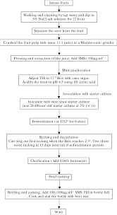 the flow chart for making jamun wine download scientific