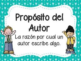 Proposito Del Author Worksheets Teaching Resources Tpt