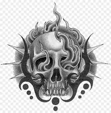 Making a tattoo is a very responsible decision in the life of those that want to have it. Tattoo Skull Png Tribal Phoenix And Skull Drawings Png Image With Transparent Background Toppng