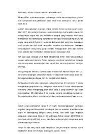 Pidato Perpisahan Kelas 6 Sd