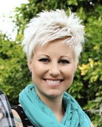 Try a pixie cut with choppy layers styled as if you just got out of bed cutting your hair this short and making it curve inwards as it tapers a little above your chin area. Not For Me Hair Styles Pixie Haircut For Thick Hair Haircut For Thick Hair