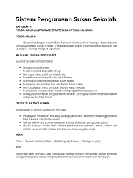 Untuk itu, pastikan bahwa peralatan itu tersedia dan masih layak pakai untuk mencegah kecelakaan fatal. Sistem Pengurusan Sukan Sekolah