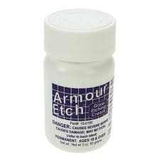 Blank vinyl pieces can be bought at a craft store. Armour Etch Glass Etching Cream 90ml 80g Fred Aldous