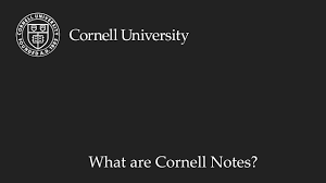 Here's how to make the right choice from the outset. The Cornell Note Taking System Learning Strategies Center