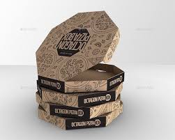 Download Packaging Mock Up Octagon Pizza Box Pizza Box Design Pizza Boxes Food Box Packaging PSD Mockup Templates