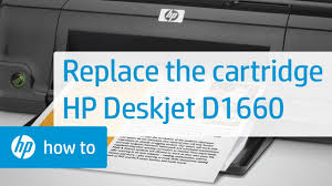 Drivers hp deskjet d1663 imprimante jet encre printer software version 14.8.0 windows 8 32&64 bit. Replace The Cartridge Hp Deskjet D1660 Printer Hp Youtube