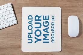 Download Placeit Mockup Of A Mousepad Between A Keyboard And A Mouse